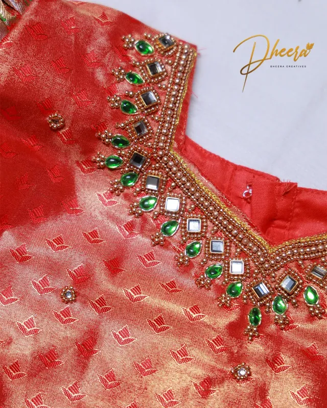 Handcrafted Aari embroidery by Dheera Creatives, gallery image 24